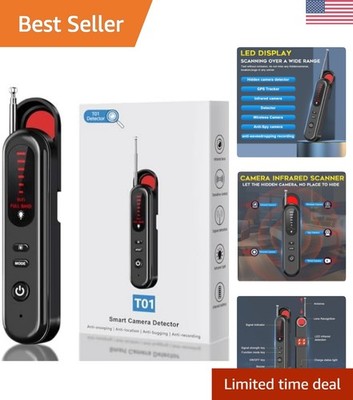 Wireless Camera Finder & GPS Tracker Detector - Portable & User-Friendly Design