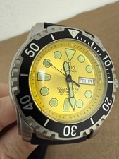 Ratio FreeDiver Automatic Yellow Dial Diver's 1068HA90-34VA-YLW-V03 Men's Watch
