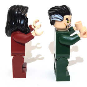 Genuine LEGO DC Minifigures Ra's Al Ghul & Talia Al Ghul - Lot of 2 Villains