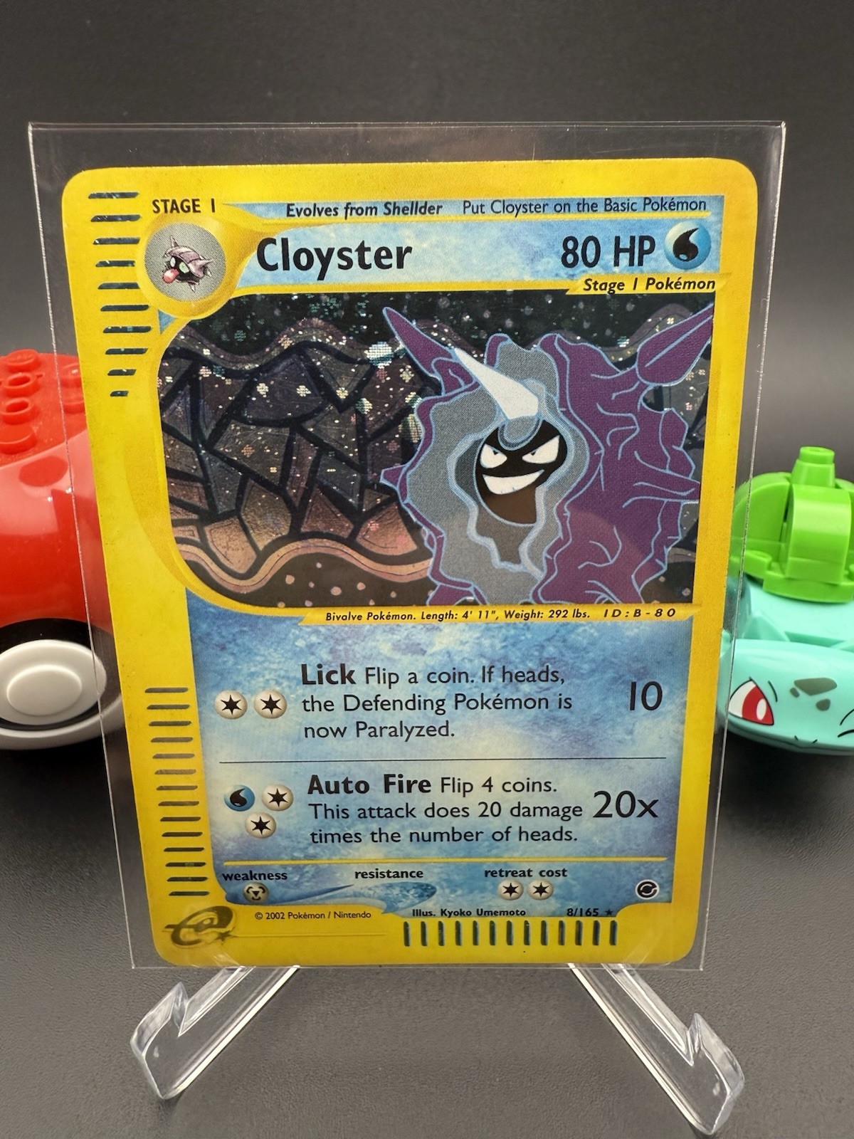 Pokemon TCG Expedition 8/165 Cloyster Holo Rare