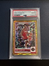 2023-24 Panini Nba Hoops Premium Stock - Amen Thompson Gold Pulsar /10 RC PSA 10
