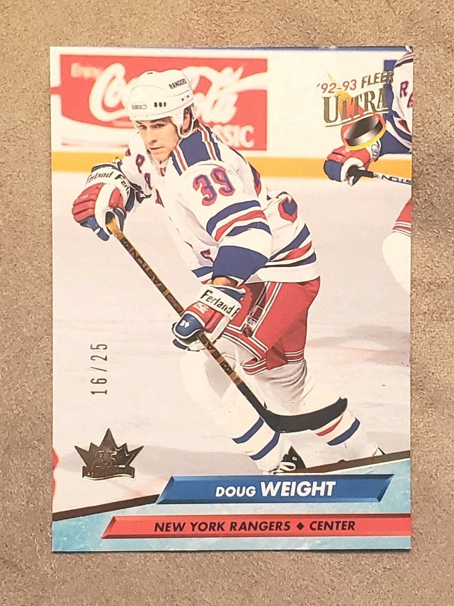 2016-17 Fleer Showcase 25th Anniversary Buyback /25 DOUG WEIGHT 92 Fleer  Ultra