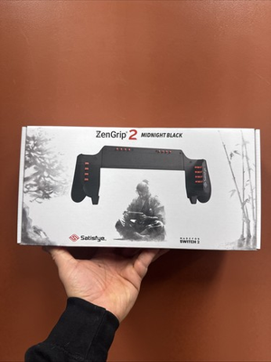 #ad Satisfye ZenGrip 2 Midnight Black Ergo Grip Case Bundle For Nintendo Switch 2 $48.99