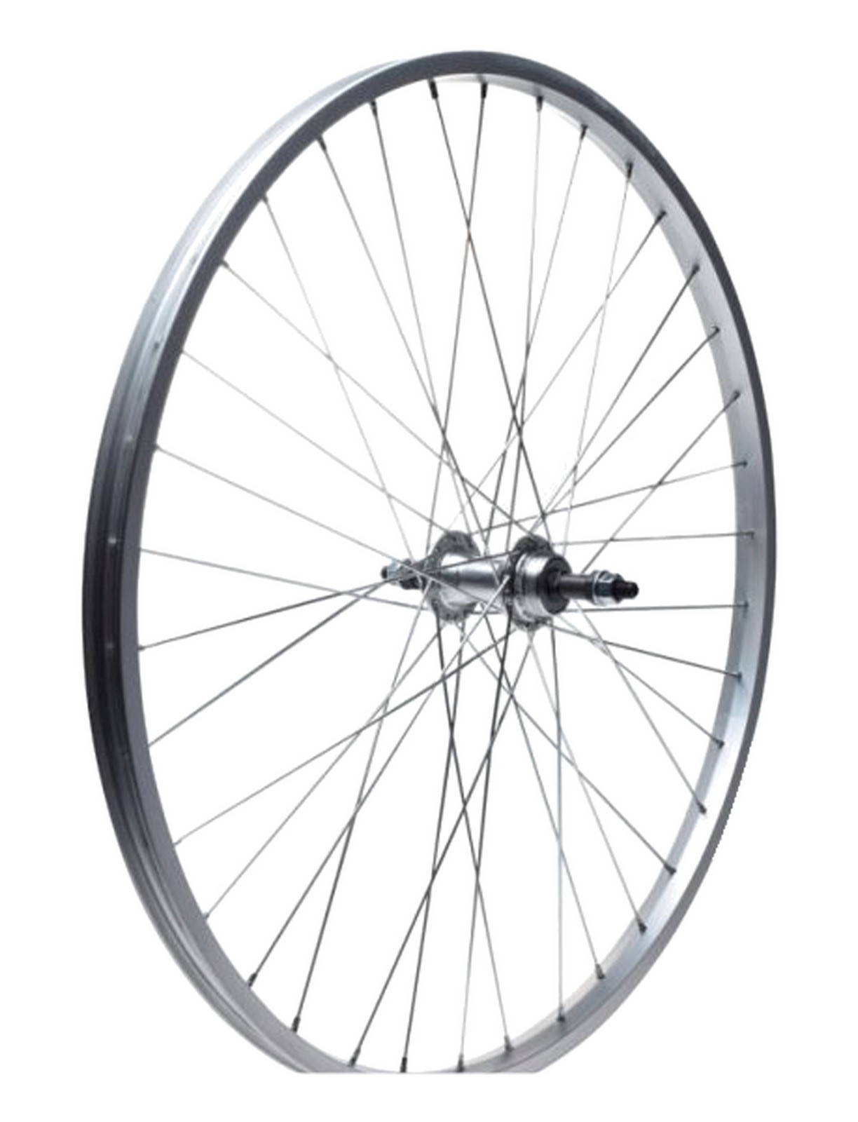 Roue de vélo 26 arrière ATB alu jante vtt vtc 36 rayons