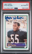 1983 Topps - Otis Wilson #41 (RC) Signed Rookie Auto PSA/DNA Authentic 85 Bears!