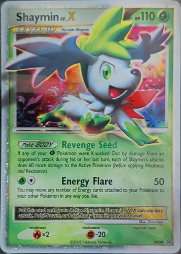 Shaymin LV.X - DP39 DP39 Diamond and Pearl Promos Holofoil Promo LP Pokemon