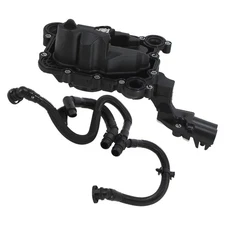 Oil Separator PCV Valve Vent Trim w/Hose Tube for Audi Q7 A8 Q5 S4 A6 06E103547S