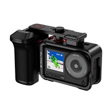 For DJI OSMO ACTION 6 Street Grip Vlog Holder Photography Handle Protective Case