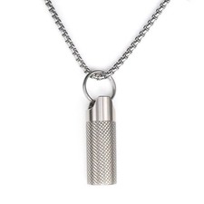 Small Pill Box Titanium Fob Necklace Nitro Mini Waterproof Tc10