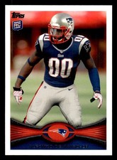 2012 Topps #208 Alfonzo Dennard Rookie Card New England Patriots. rookie card picture