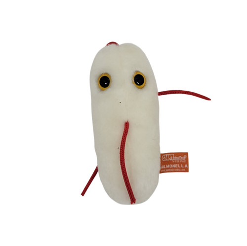 Novelty Science Lab Giant Microbes Salmonella Plush Toy
