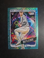 2024 Topps Cosmic Chrome - Jackson Rutledge #172 Aqua Equinox Refractor /199...