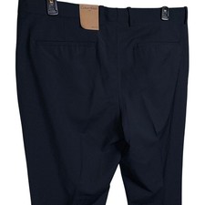 Calvin Klein  refined wool blend slim trouser - dark sapphire 38X32 $169