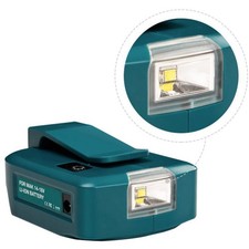 For Makita 18V Battery LED Light Lamp Adapter Phone Charging USB Charger BL1830