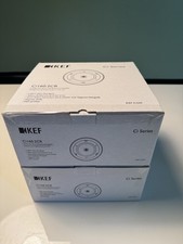 Brand New KEF Ci160.2CR X 2 Round In-Ceiling Speaker X 2 Speakers