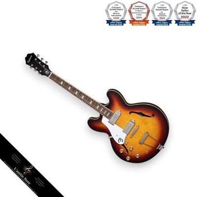 Epiphone Linkshänder Casino VS E-Gitarre Hohlkörper weinrot