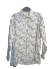 Eton Contemporary Men  s Shirt 17 - 43 Long Sleeve Beige Nature Plaid