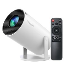 Mini Projector 180LM with WiFi 6 BT 5.2 Native 720P HD Smart Projector Bu...