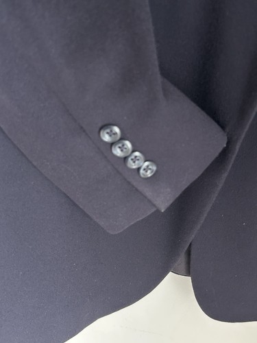 JOS A BANK Solid Navy Blue Gordon 100% Cashmere BLAZER JACKET Size 41L - Picture 5 of 9