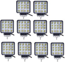 Led Light Bar Turboo 10pcs 4inch 48w Led Work Light Square Spot Lights Off-road Led Light Bar Turboo 10pcs 4inch 48w Led Work Light Square Spot Lights Off-road