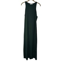 Reformation Sleeveless Maxi Dress Lyocell Blend Forest Green Tank Style sz Small