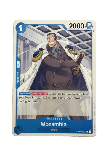 New: One Piece CCG Mozambia OP05-053 Awakening of the New Era Regular Common