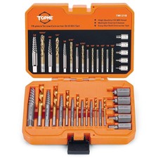 19 Piece Screw Extractor and Left Hand Drill Bits Set, Easy Out Screw Extract...