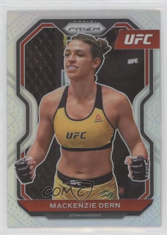2021 Panini Prizm UFC Silver Prizm Mackenzie Dern #76 5b1
