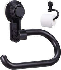 Suction Cup Toilet Paper Roll Holder Abs Wall Mount Toilet Tissue Holder for Bat