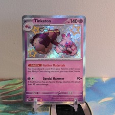 Pokémon TCG Paldean Fates Shiny Tinkaton 167/091 Shiny Rare Holo on eBay