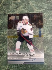 2024-25 UD Series 1 - Landon Slaggert  #203 Young Guns Clear Cut YG - Blackhawks