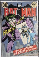 BATMAN #251 Iconic Joker Cover Key Issue DC 1...
