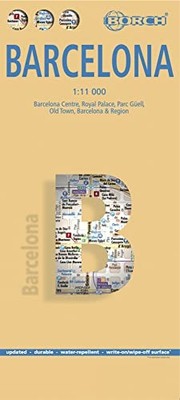 Barcelona Laminated Borch Map, Borch