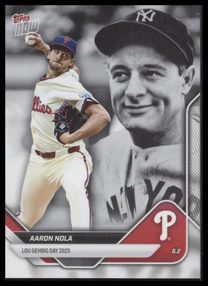 2025 Topps Now Lou Gehrig Day MLB Sarah Langs Pick Card # Complete Your Set - Image 4 of 4