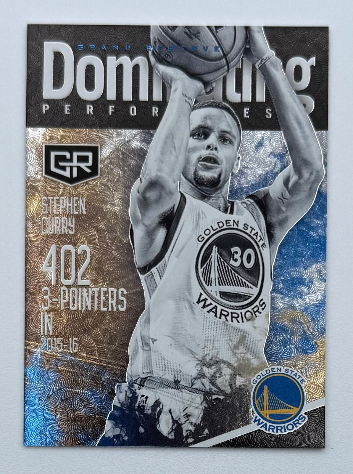 Stephen Curry 2016-17 Panini Grand Reserve Dominating Performances Insert #26