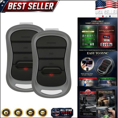 Wide Compatibility 3-Button Garage Door Remote - Perfect for Genie Models