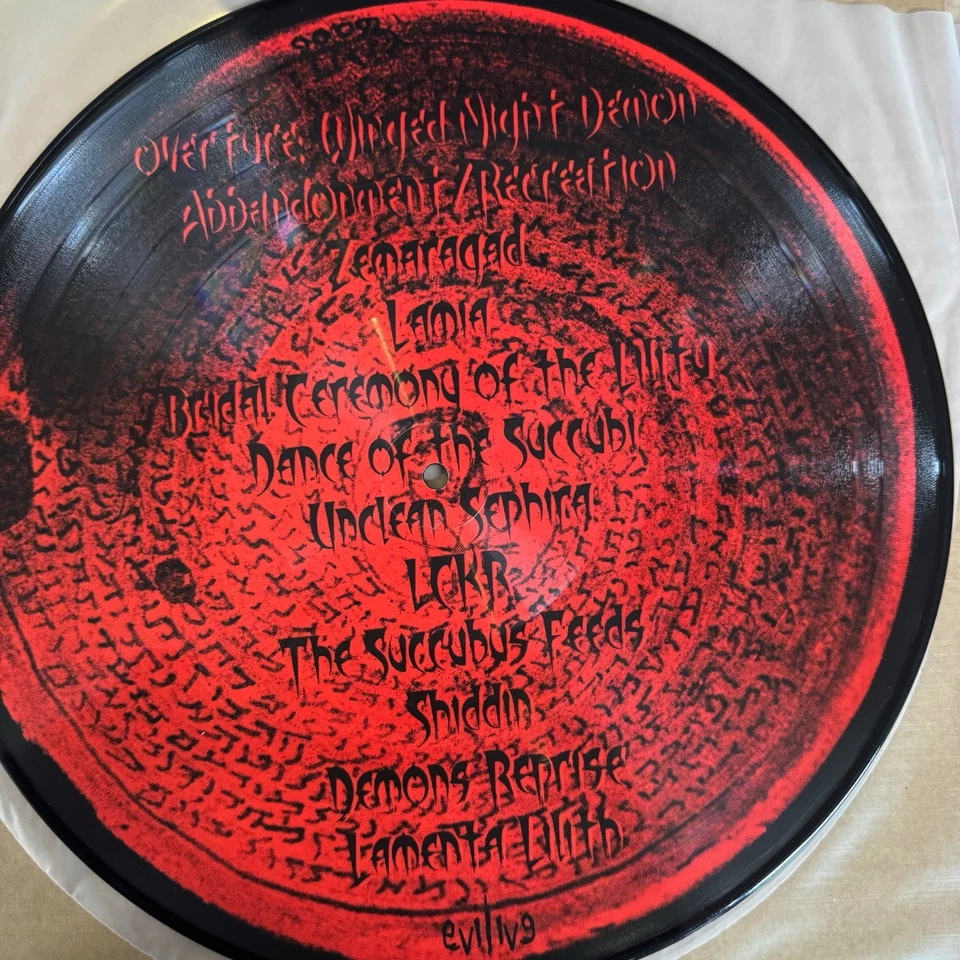 GLENN DANZIG - Black Aria II Picture Disc VINYL LP 2007 Evillive Exc Cond! MC1 - Image 2 of 2