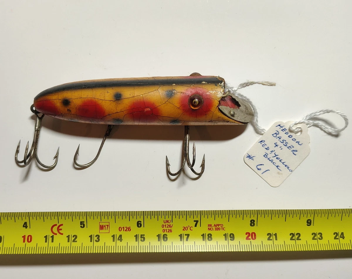 Heddon Original Wooden Vintage Fishing Lures for sale | eBay