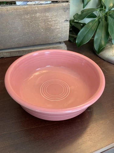 FIESTAWARE  5 5/8" Classic Rim Small Bowl (15oz)   Peony LOOKS GREAT!!