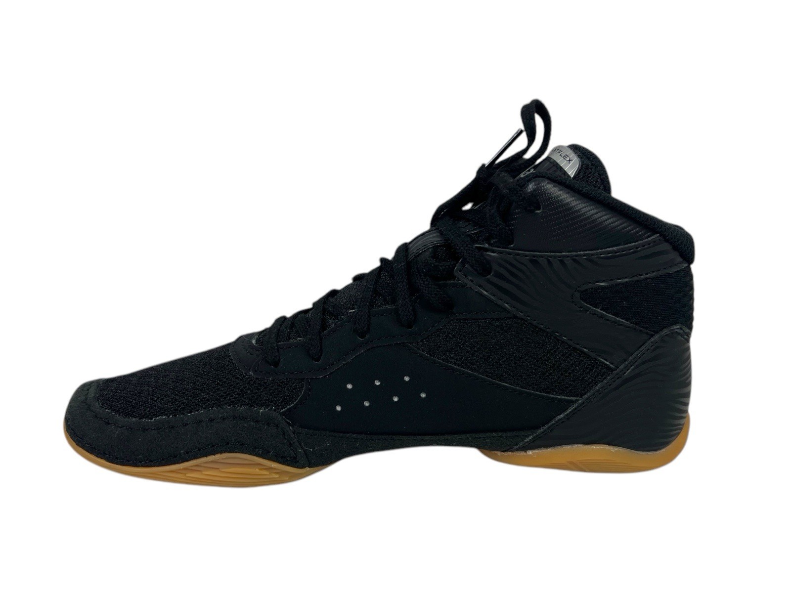 SAOLA Scarpe da wrestling sportive Asics Matflex 7 da uomo taglia US 6 5 nere sneakers usate in ottime condizioni