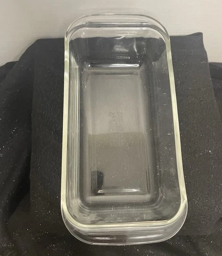 Pyrex #213 Clear Glass Loaf Pan Bread Baking Dish 1.5 QT Rectangular Vintage