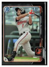 2015 Bowman Chrome Pros Asia Black Ref #BCP145 Dariel Alvarez