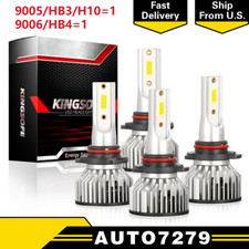 9005 9006 LED Headlight Lamps For Chevy C10 C/K 1500 Tahoe Silverado 1996-1998