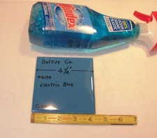 1 pc. Electric Blue: 4-1/4" Glossy Ceramic Tile by Daltile: High-Quality, New
