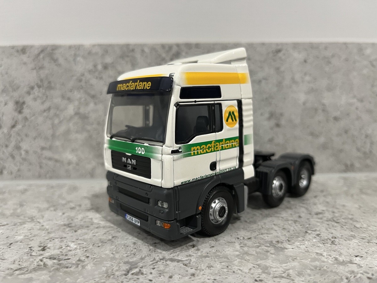 76802 MAN 1:50, I.R. Dunkerley Tractor Unit, Bogie and Bridge Beam Load Einzelstück, Corgi