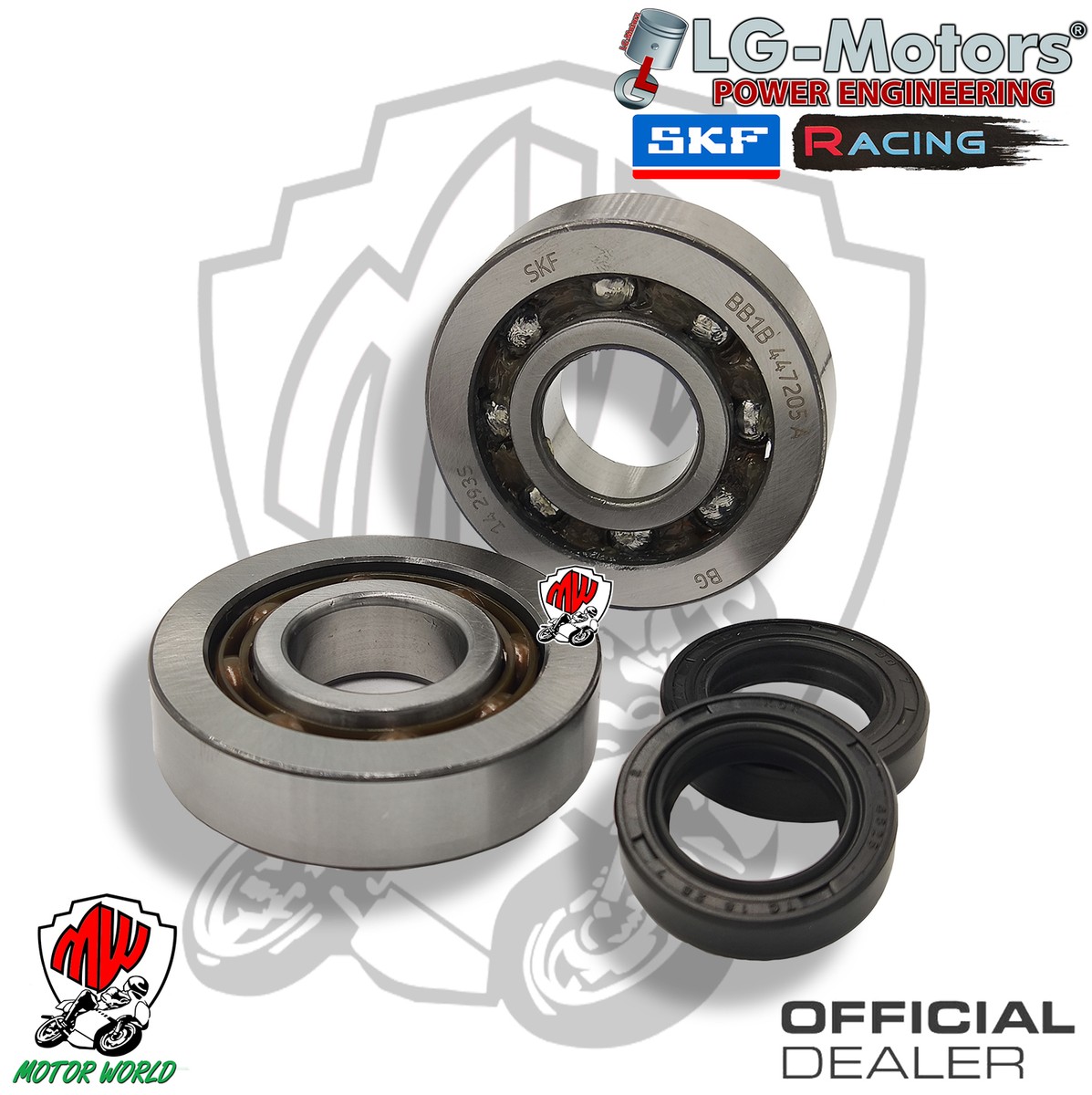 Kit Cuscinetti Alti Giri E Paraoli SKF Per Vespa 50 Special, R, L, N E Modifiche 125 - Foto 13