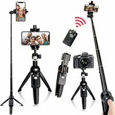 40 inch Extendable Selfie Stick Tripod with Wireless Remote For iPhone Samsung