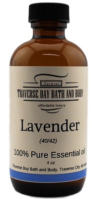 Lavender 40/42 Essential Oil 4 oz, 100% pure, Uncut. Soap making. Aromatherapy.