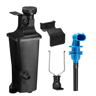 Radiator Coolant Overflow Expansion Tank Bottle Reservoir w/ Sensor for BMW E46