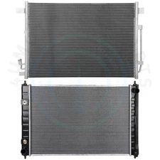 Radiator & AC Condenser Cooling Kit For 2011-2017 Nissan Quest 2009-2014 Murano